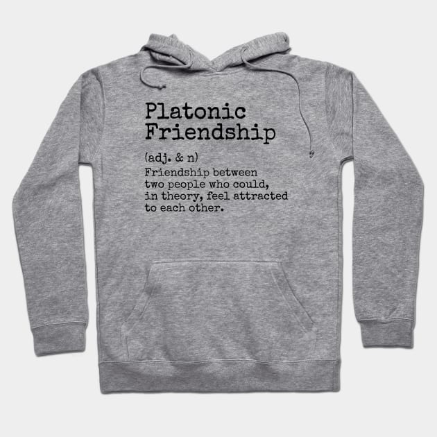 Best Friends are Kindred Spirits, Platonic Soulmates Forever Hoodie by Mochabonk